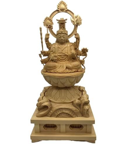 値下げしました　弁財天　仏像　木彫り 値下げしました 弁財天 仏像 木彫り - メルカリ